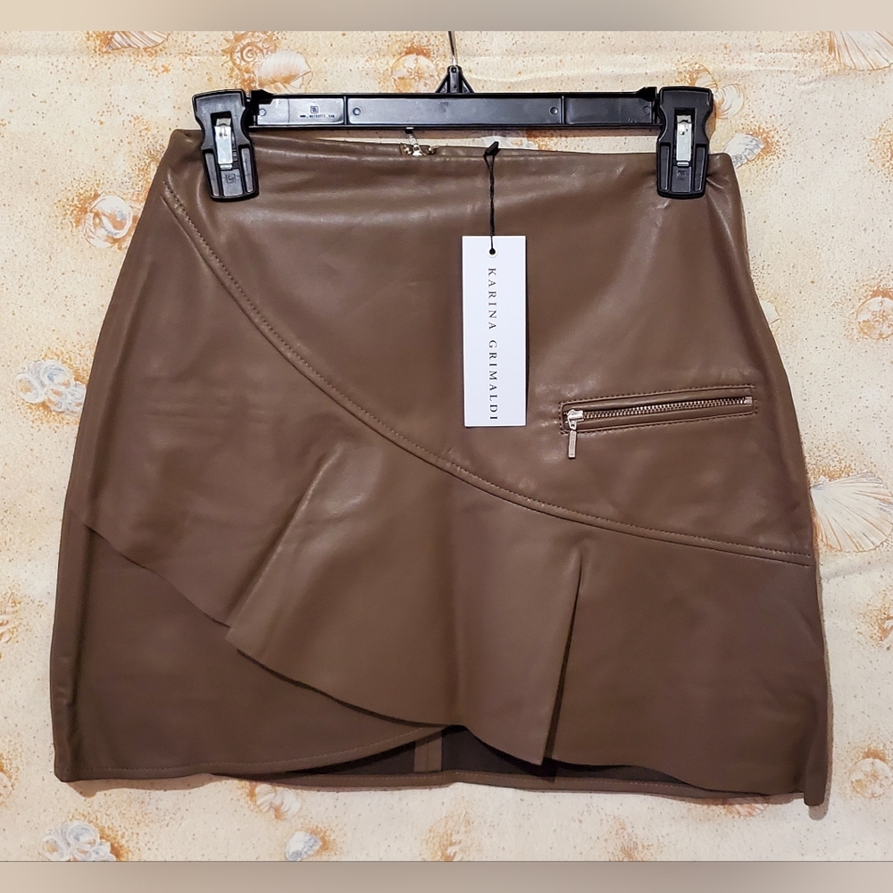 Mini Leather Skirt